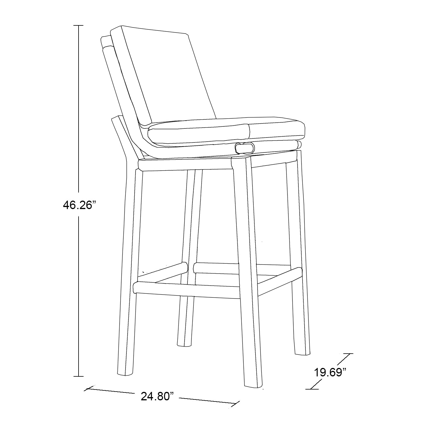 El Cairo Counter Stool