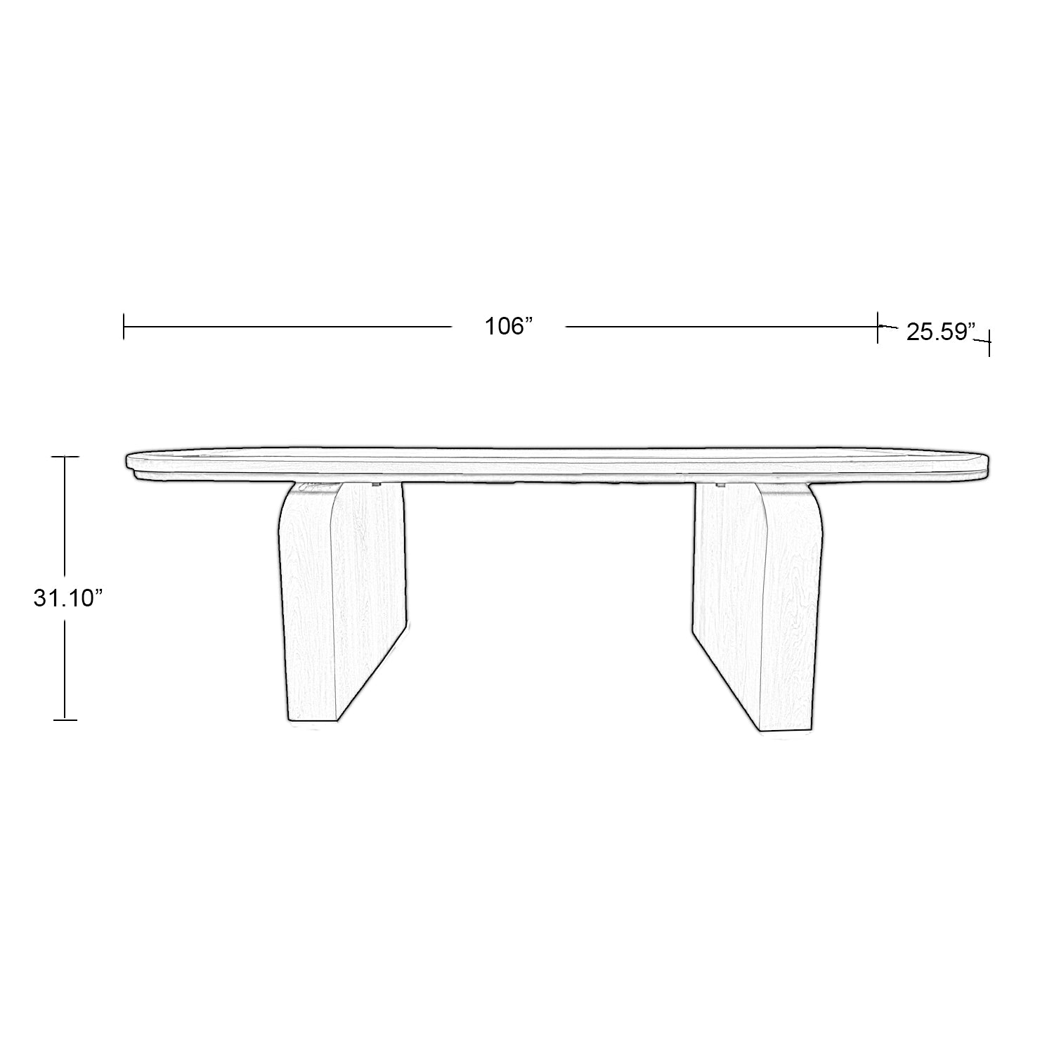 Shuffleboard Game Table