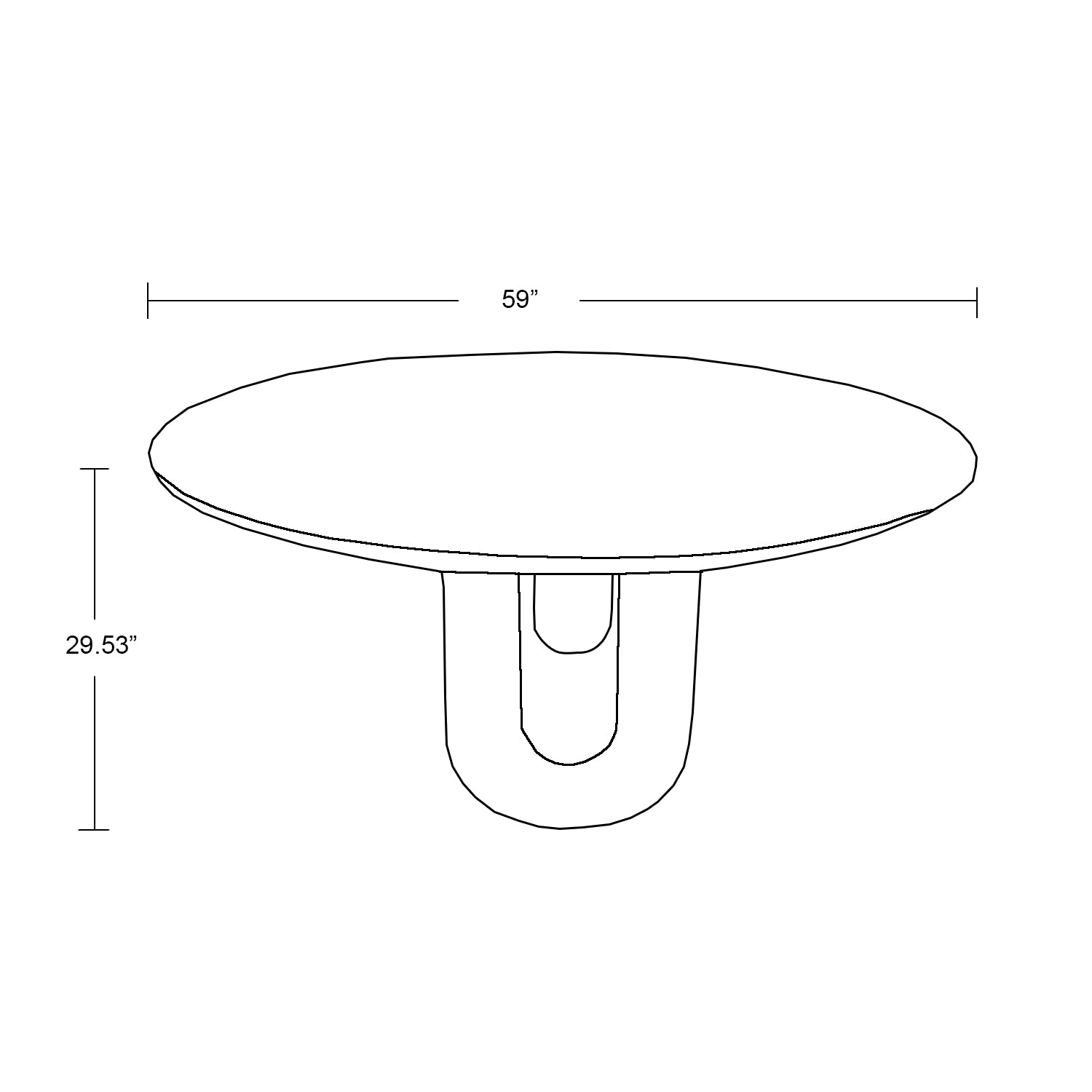 Antaro Carrara Dining Table