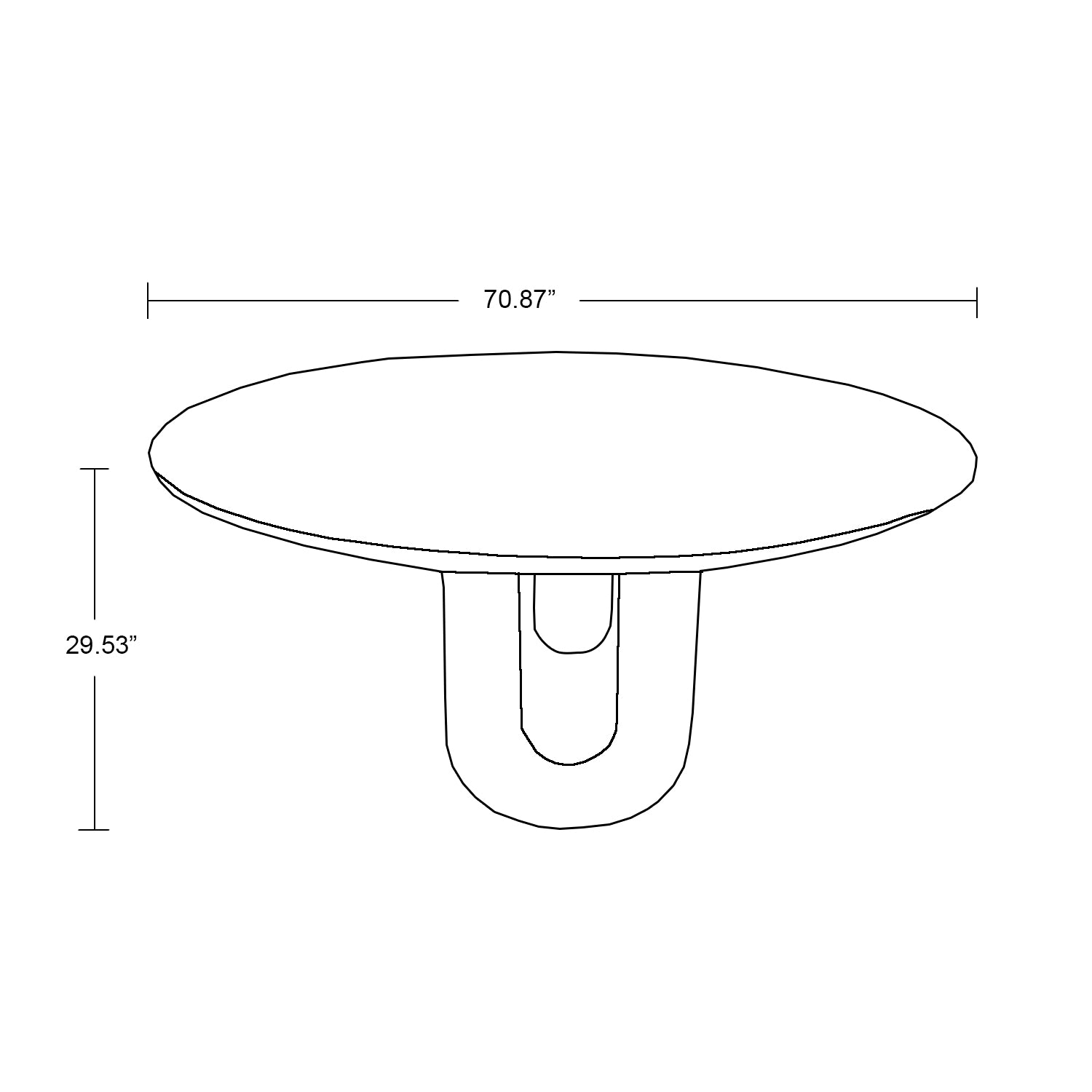 Antaro Carrara Dining Table