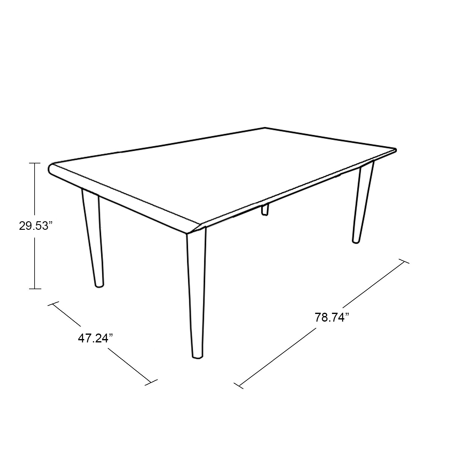 Cinnamon Dining Table