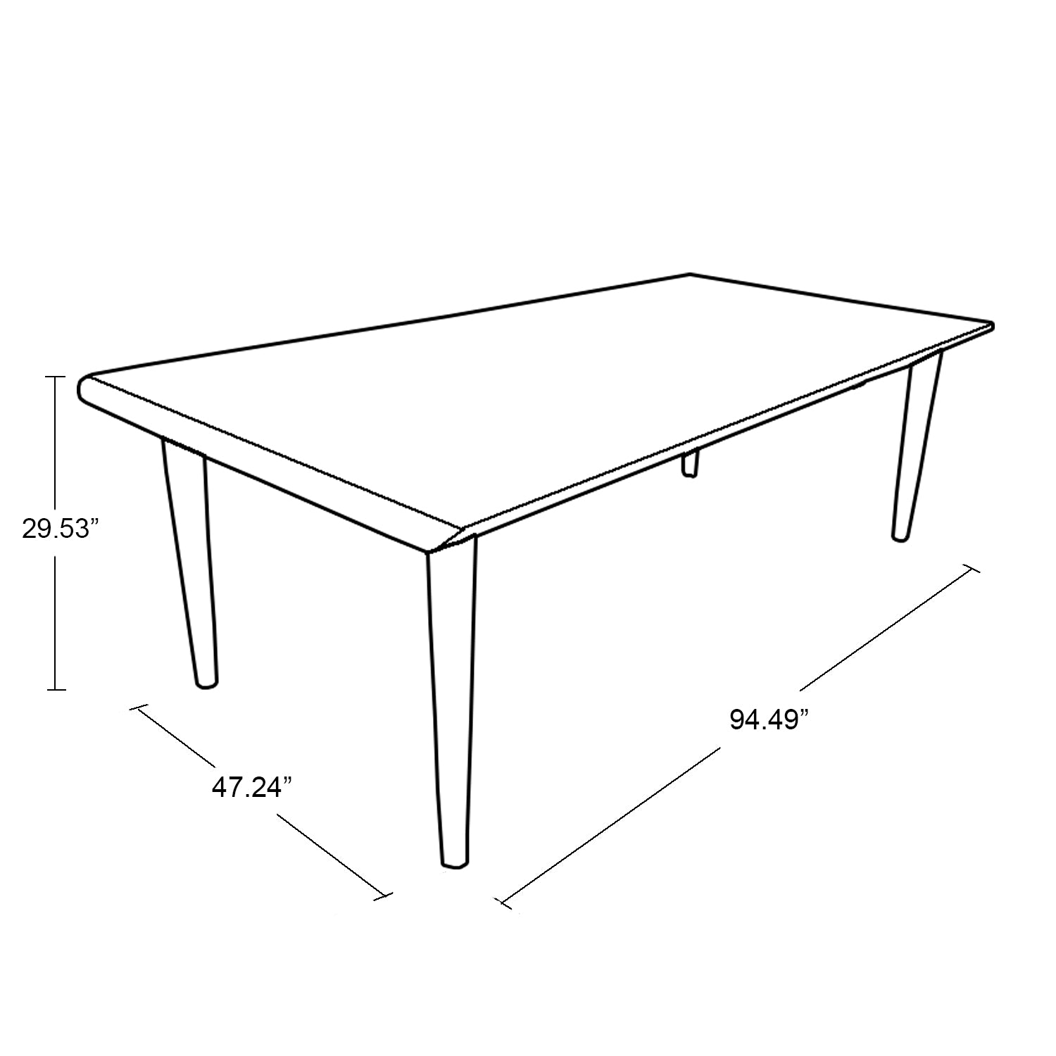 Cinnamon Dining Table