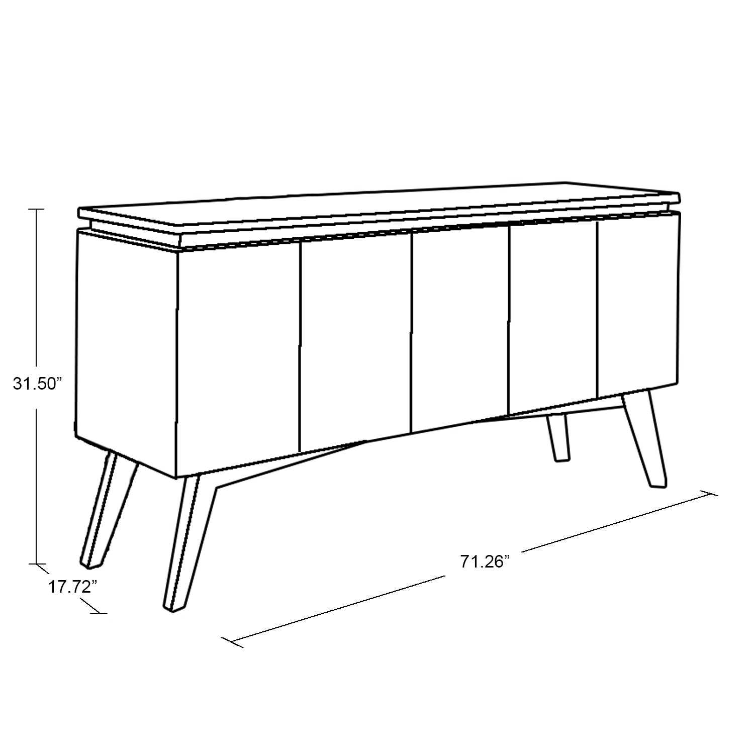 Maria Piedad M Sideboard