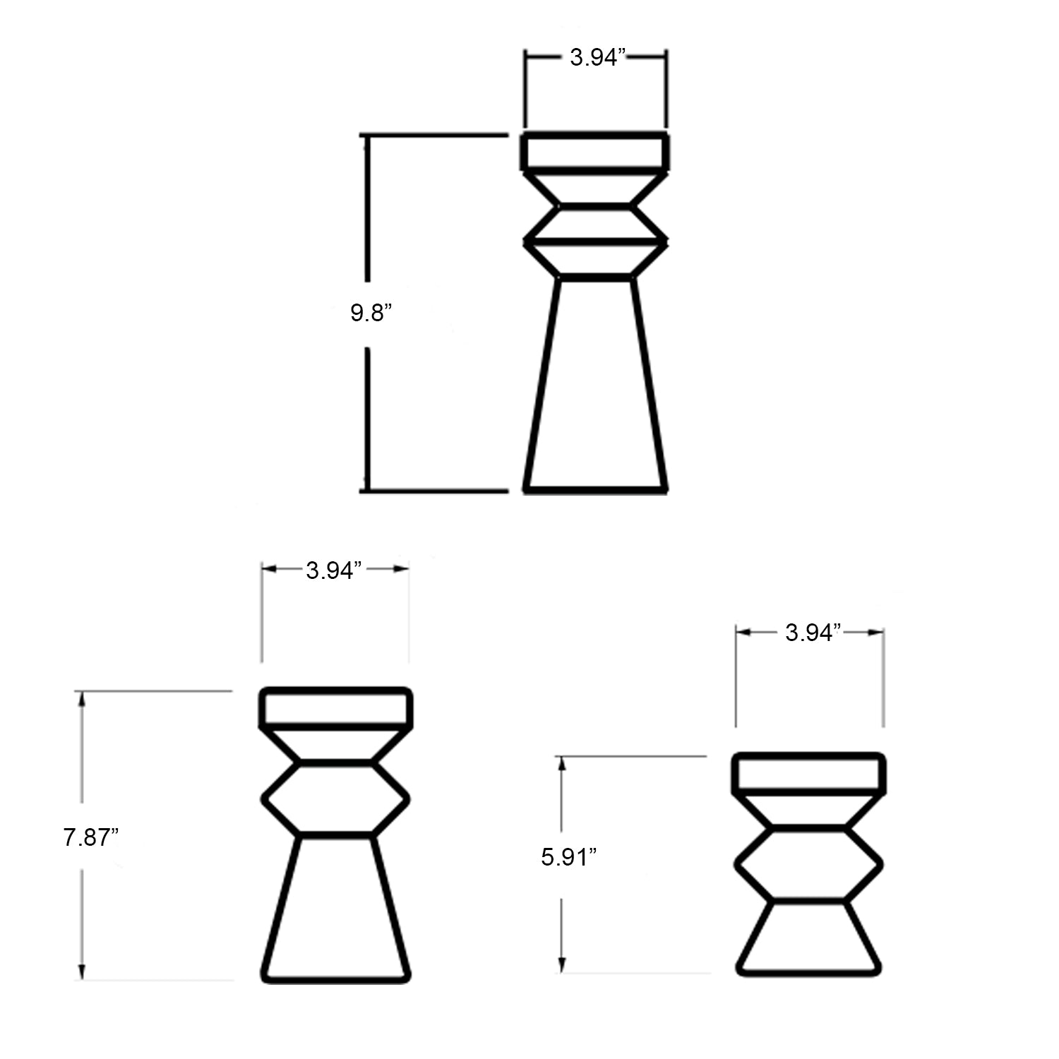 Candelabro Tribal Decor