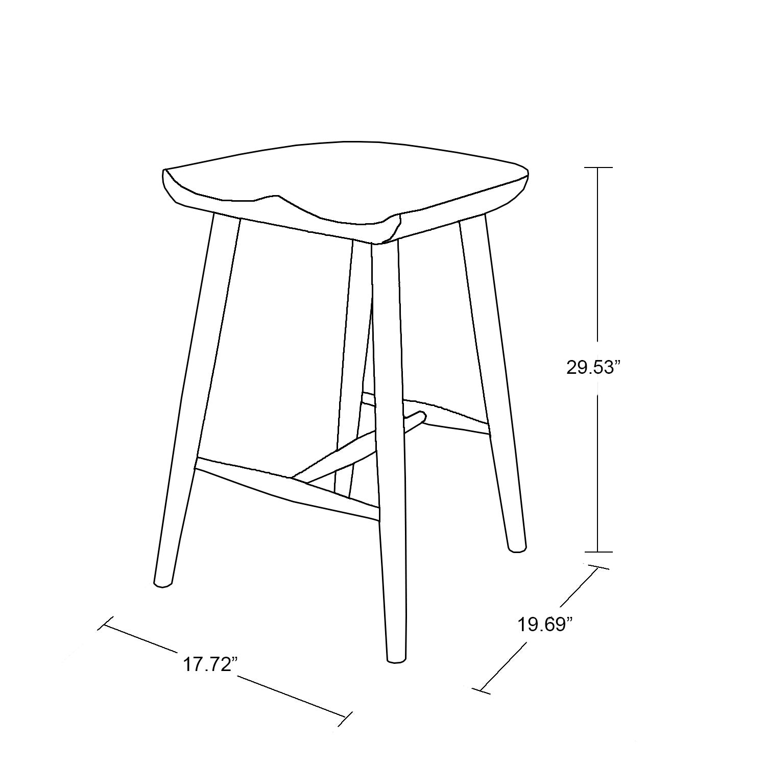 Shovel Bar Stool